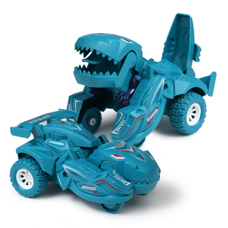 2 PCS Dinosaur Deformation Car Children Inertial Sliding Car Model Toy