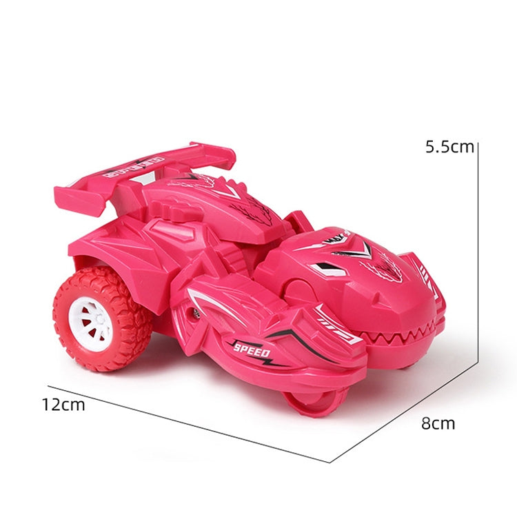 2 PCS Dinosaur Deformation Car Children Inertial Sliding Car Model Toy