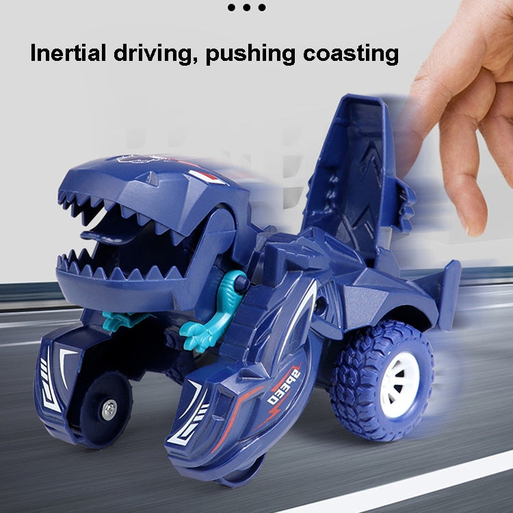 2 PCS Dinosaur Deformation Car Children Inertial Sliding Car Model Toy
