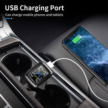 Load image into Gallery viewer, Q3 Mini Cigarette Lighter Car Wireless Tire Pressure Monitoring System TPMS Car Temperature Voltage Tire, Car Temperature Voltage Tire