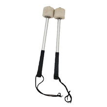 Load image into Gallery viewer, Percussion Accessories Wool Felt Stainless Steel Non-Slip Drumsticks Practice Playing Kick Drum Hammers, Drum Hammers