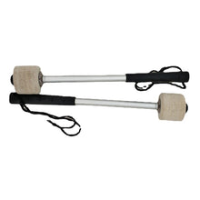 Load image into Gallery viewer, Percussion Accessories Wool Felt Stainless Steel Non-Slip Drumsticks Practice Playing Kick Drum Hammers, Drum Hammers