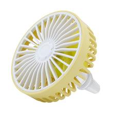 Load image into Gallery viewer, Car USB Air Mouth Balm Fan with Colored Breathing Light