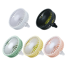 Load image into Gallery viewer, Car USB Air Mouth Balm Fan with Colored Breathing Light