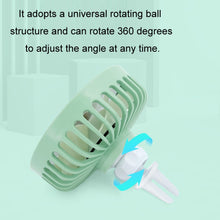 Load image into Gallery viewer, Car USB Air Mouth Balm Fan with Colored Breathing Light