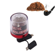 Load image into Gallery viewer, USB Electric Cigarette Grinder Convenient And Fast Cigarette Crusher, Red, Blue, Black