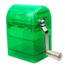 Load image into Gallery viewer, MYQ-053 Hand-cranked Cigarette Grinder Cigarette Puller Plastic Drawer Grinder, Red, Green, Black, Blue