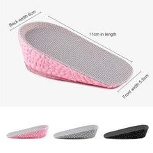 Load image into Gallery viewer, Self-Adhesive Inner Heightening Half Pad Sweat-Absorbent Breathable Shock-Absorbing Heel Casual Sports Insole, 1.5cm, 2.5cm, 3.5cm