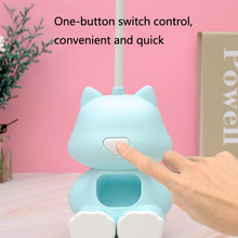 Load image into Gallery viewer, 2 PCS FY6601 Cartoon Pen Holder Reading Desk Lamp LED Eye Protection Dormitory Student Bedroom Lamp