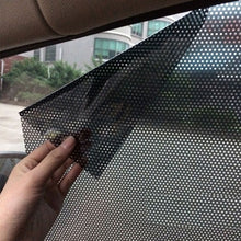 Load image into Gallery viewer, Car Electrostatic Sunshade Stickers Window Glass Sunscreen Heat Insulation Stickers Taiwanese Point Hole Film, 120 x 60cm