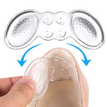 Load image into Gallery viewer, 5 Pairs Soft And Abrasion-Resistant GEL Heel Stickers High-Heeled Laces Sticky Invisible Transparent Anti-Drop Heel Stickers, Thin Section-Transparent, Thick Section-Transparent