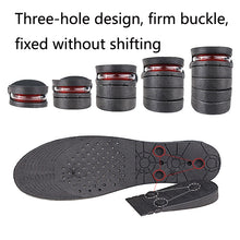 Load image into Gallery viewer, 032 Adjust Inner Height Insole Free Size Cutable Insole, Colour: Black 2 Layers (about 4cm), Black Single Layer (about 2.5cm), Black 2 Layers (about 4cm), Black 3 Layers (about 5.5cm), Black 4 Layers (about 7cm), Black 5 Layers(about 8.5cm)