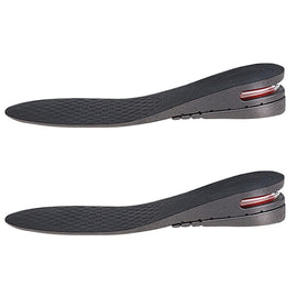 032 Adjust Inner Height Insole Free Size Cutable Insole, Colour: Black 2 Layers (about 4cm), Black Single Layer (about 2.5cm), Black 2 Layers (about 4cm), Black 3 Layers (about 5.5cm), Black 4 Layers (about 7cm), Black 5 Layers(about 8.5cm)