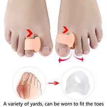 Load image into Gallery viewer, 10 Pairs Great Toe Orthosis Separator Soft and Comfortable Toe Care Cover, S, M, L