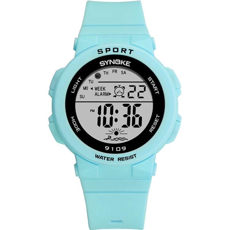 SYNOKE 9109 Student Multifunctional Waterproof Colorful Luminous Electronic Watch