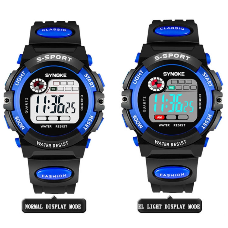 SYNOKE 99269 Children Sports Waterproof Digital Watch