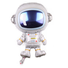 Load image into Gallery viewer, 10 PCS Space Aluminum Film Balloon Children Decorate Birthday Party Decoration Balloons,Style:, Golden Space Man, Double-sided Space Man, Round Rocket, Space Rocket, Astronaut, Earth, Retro Plane, Universe, Space Birthday, Blue