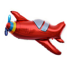 Load image into Gallery viewer, 10 PCS Space Aluminum Film Balloon Children Decorate Birthday Party Decoration Balloons,Style:, Golden Space Man, Double-sided Space Man, Round Rocket, Space Rocket, Astronaut, Earth, Retro Plane, Universe, Space Birthday, Blue