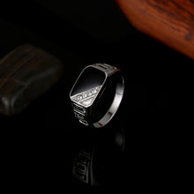 Load image into Gallery viewer, Male Fashion Classic Rhinestone Enamel Rings, 7, 8, 9, 10, 11, 12