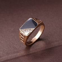 Load image into Gallery viewer, Male Fashion Classic Rhinestone Enamel Rings, 7, 8, 9, 10, 11, 12