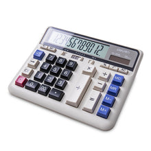 Load image into Gallery viewer, Deli 2135 Computer Keyboard Calculator Big Button Bank Office Finance Accounting Solar Calculator, 2135