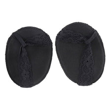 Load image into Gallery viewer, 5 Pairs Invisible And Comfortable Sponge Thickened Half Pad Sweat-Absorbent And Breathable Forefoot Pad, Two Toe Skin, Two Toe Black, Wrap Head Skin, Wrap Head Black, Fish Mouth Skin, Fish Mouth Black, Flower Skin, Flower Black, People Skin, People Bla...