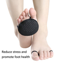 Load image into Gallery viewer, 5 Pairs Invisible And Comfortable Sponge Thickened Half Pad Sweat-Absorbent And Breathable Forefoot Pad, Two Toe Skin, Two Toe Black, Wrap Head Skin, Wrap Head Black, Fish Mouth Skin, Fish Mouth Black, Flower Skin, Flower Black, People Skin, People Bla...