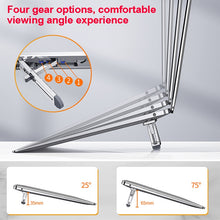 Load image into Gallery viewer, Oatsbasf K01 Adjustable Desktop Heightening Base Aluminum Alloy Radiator Folding Laptop Stand