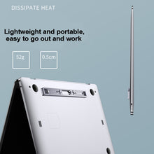 Load image into Gallery viewer, Oatsbasf K01 Adjustable Desktop Heightening Base Aluminum Alloy Radiator Folding Laptop Stand