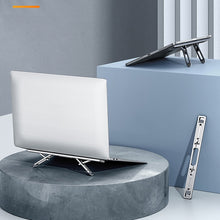 Load image into Gallery viewer, Oatsbasf K01 Adjustable Desktop Heightening Base Aluminum Alloy Radiator Folding Laptop Stand