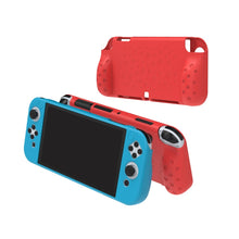 Load image into Gallery viewer, DOBE TNS-1135 Game Console Integrated All-Inclusive Soft Slip Protective Case For Nintendo Switch OLED, White, Red, Blue