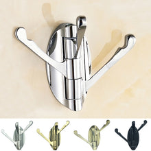 Load image into Gallery viewer, 8231 180 Degree Movable Coat Hook Bathroom Hook, Color:, Chrome, Silk Nickel, Gold, Green Bronze, Black Bronze