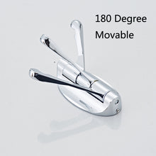 Load image into Gallery viewer, 8231 180 Degree Movable Coat Hook Bathroom Hook, Color:, Chrome, Silk Nickel, Gold, Green Bronze, Black Bronze