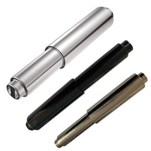 Load image into Gallery viewer, Tissue Box Plastic Retractable Shaft Core Spring Retractable Roll Paper Shaft, Style: Black, Chrome Stretch, Nickel Wire Drawing, Black