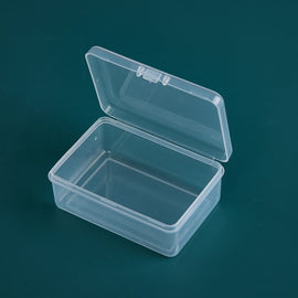20 PCS Rectangular Plastic Box Transparent Parts PP Storage Box With Cover, 20 PCS Rectangular