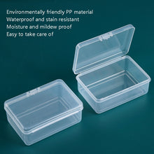 Load image into Gallery viewer, 20 PCS Rectangular Plastic Box Transparent Parts PP Storage Box With Cover, 20 PCS Rectangular