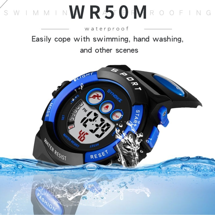 SYNOKE 9802 Children Sports Waterproof Digital Watch
