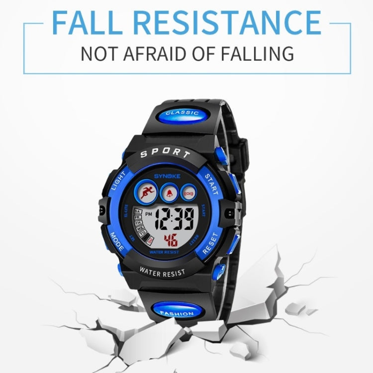 SYNOKE 9802 Children Sports Waterproof Digital Watch