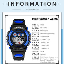 Load image into Gallery viewer, SYNOKE 9802 Children Sports Waterproof Digital Watch