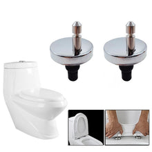 Load image into Gallery viewer, 1 Pair 3903 Zinc Alloy Toilet Seat Hinge Installation Nut Quick Release Installation Screw
