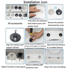Load image into Gallery viewer, 1 Pair 3903 Zinc Alloy Toilet Seat Hinge Installation Nut Quick Release Installation Screw
