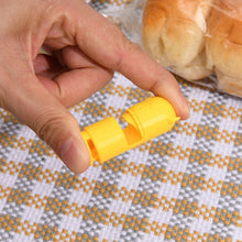 Load image into Gallery viewer, 10 PCS H011 Food Preservation And Moisture-Proof Sealing Elastic Clip Snack Food Sealing Clip, Purple, White, Green, Black, Yellow