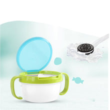 Load image into Gallery viewer, Baby Snacks Bowl Children Kids Food Storage Dishes Anti Spill 360 Rotate Baby Solid Feeding Plate Tableware Baby Feeding Stuff