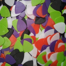Load image into Gallery viewer, 100 PCS Guitar Universal ABS Celluloid Pick Shrapnel Color Random Delivery, ABS 0.46mm, Celluloid 0.46mm, Celluloid 0.71mm, Celluloid 0.96mm