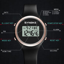 Load image into Gallery viewer, SYNOKE 9108 Student Silicone Strap Electronic Watch