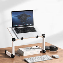 Load image into Gallery viewer, Oatsbasf Folding Computer Desk Laptop Stand Foldable Lifting Heightening Storage Portable Rack,Style:, L01 White, L01 Black, L01 Red, L02 White, L02  Black, L02 Red