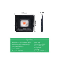 Load image into Gallery viewer, Ultra-Thin LED Plant Light, Full Spectrum COB Growth Light, Vegetable, Fruit &amp; Flower Greenhouse Fill Light With Plug, 50W UK Plug, 100W UK Plug, 150W UK Plug, 50W US Plug, 100W US Plug, 150W US Plug, 50W EU Plug, 100W EU Plug, 150W EU Plug, 50W AU Plu...