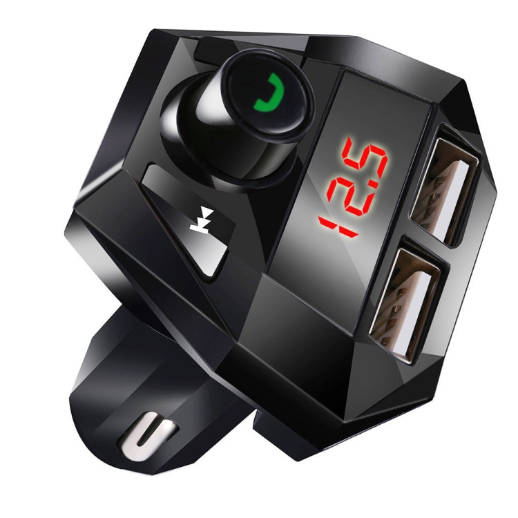 G18 Car Bluetooth Hands-Free MP3 Player Dual USB Bluetooth Charge FM Transmitter Bluetooth Receiver, G18