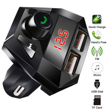 Load image into Gallery viewer, G18 Car Bluetooth Hands-Free MP3 Player Dual USB Bluetooth Charge FM Transmitter Bluetooth Receiver, G18