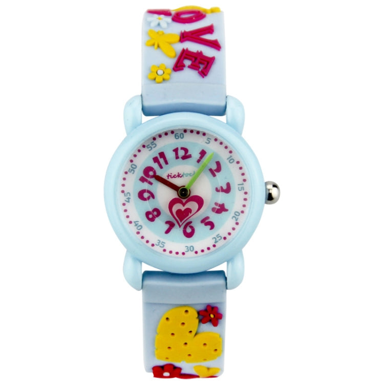 JNEW A335-86195 Children Cute Cartoon Waterproof Time Cognitive Quartz Watch